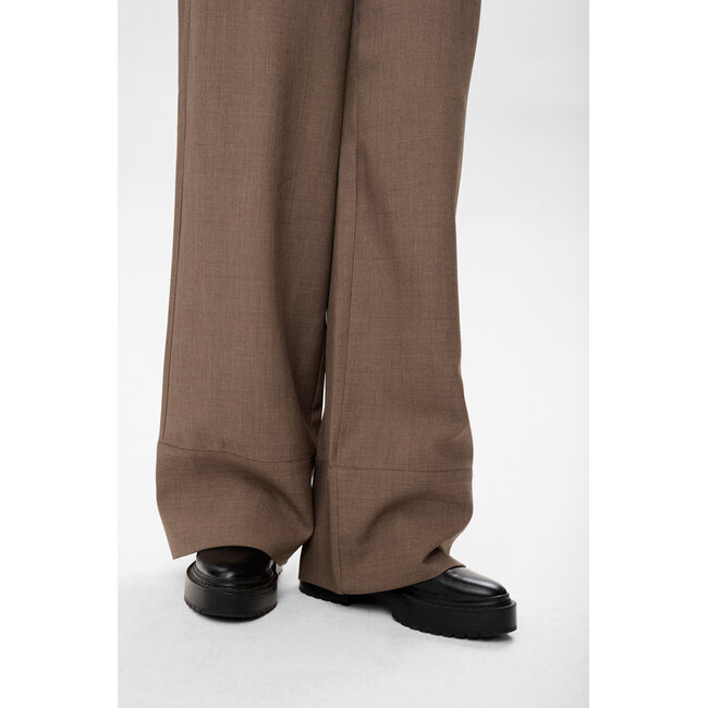 NUSHELLY PANTS Brown Lentil Melange