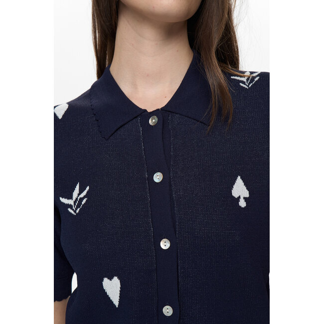 Nümph NUMALITTA CARDIGAN Dark Sapphire