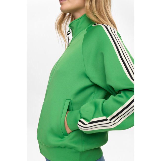 Nümph NUSENADA ZIP CARDIGAN Vibrant Green