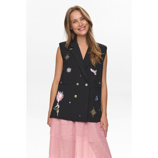 Nümph NUALMUT LONG VEST Caviar