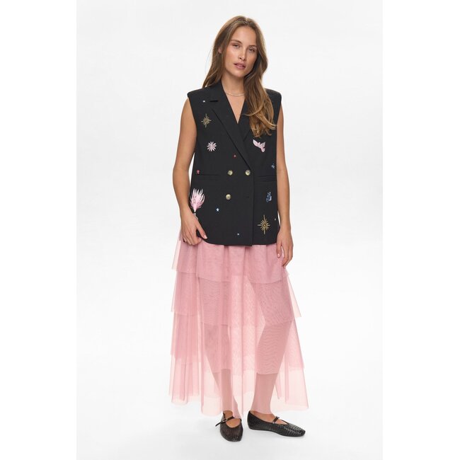 Nümph NUALMUT LONG VEST Caviar