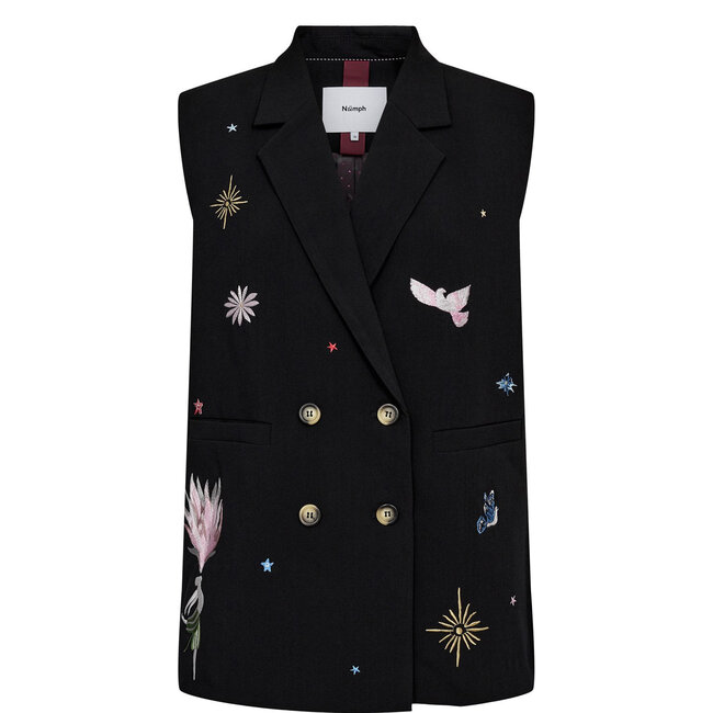 Nümph NUALMUT LONG VEST Caviar