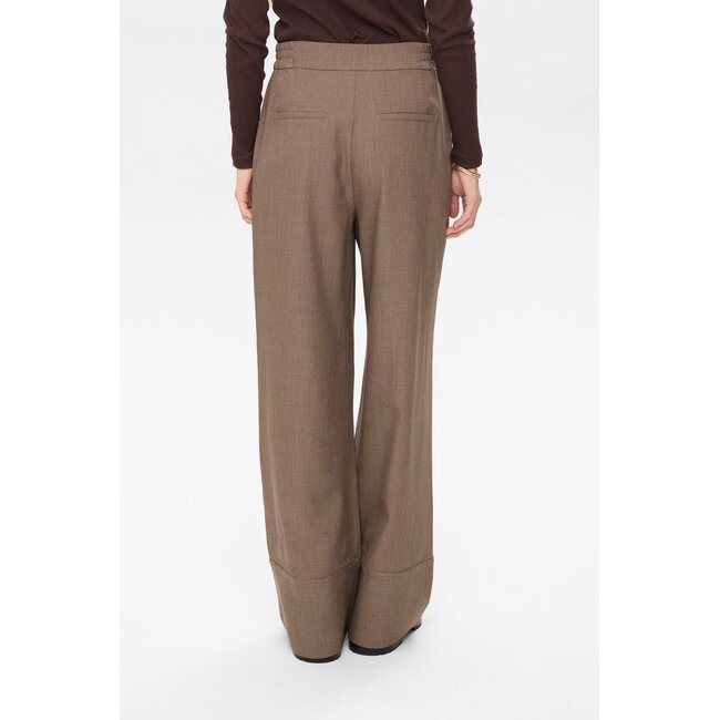 NUSHELLY PANTS Brown Lentil Melange