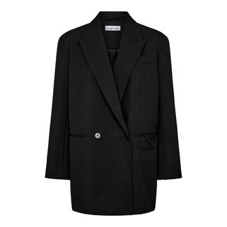 HAUTE L'AMITIÉ Premiere Oversize Triangle Blazer Black