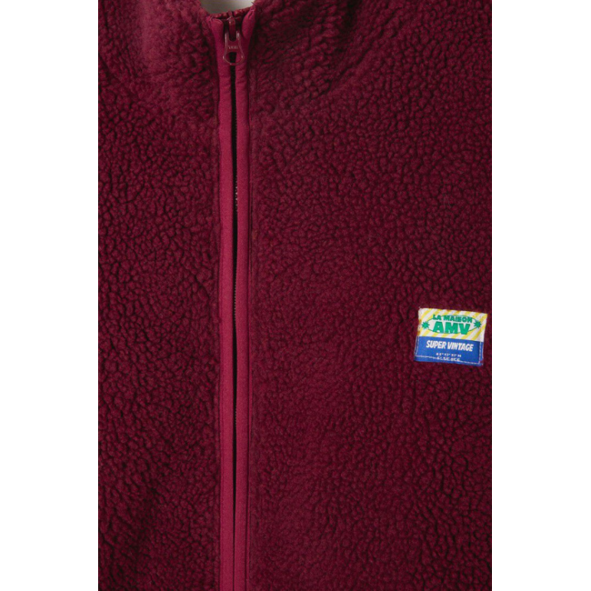 American vintage HOKTOWN Vest BORDEAUX CHINE