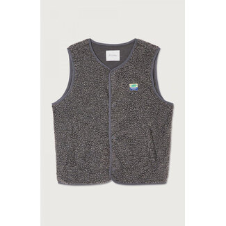 American vintage HOKTOWN Gilet CHARCOAL MELANGE
