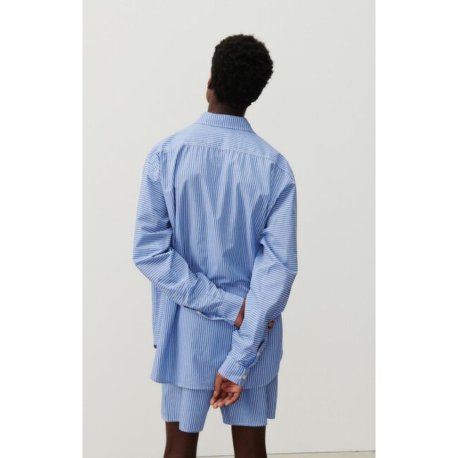 ZATYBAY Blouse RAYURES AQUA