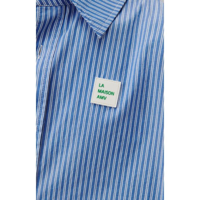 ZATYBAY Blouse RAYURES AQUA