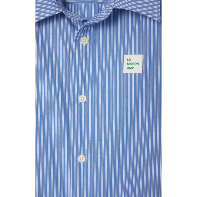 ZATYBAY Blouse RAYURES AQUA