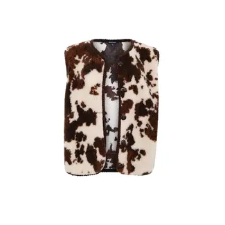 Black Colour Bcnora vest brown