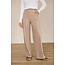LEXIE BONDED TROUSERS- LATTE
