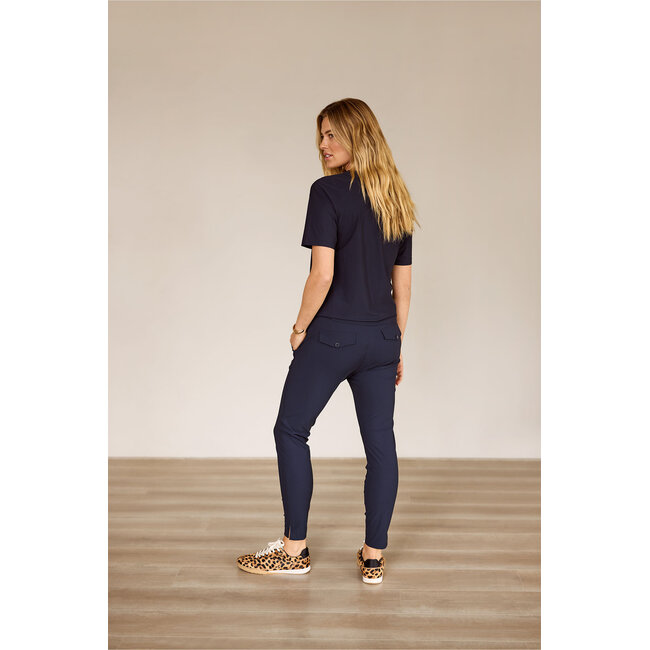 Studio Anneloes STARTUP TROUSERS - DARK BLUE