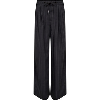 HAUTE L'AMITIÉ Michelle Pin String Tie Tall Pant Dark Grey