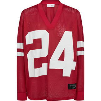 HAUTE L'AMITIÉ Drift Combo Number Tee Red