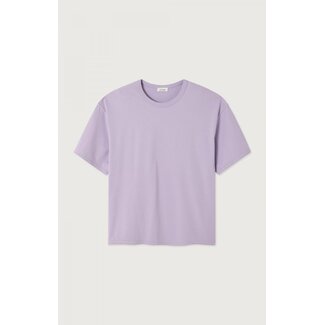 American vintage FAZY T-Shirt LILAS PASTEL VINTAGE