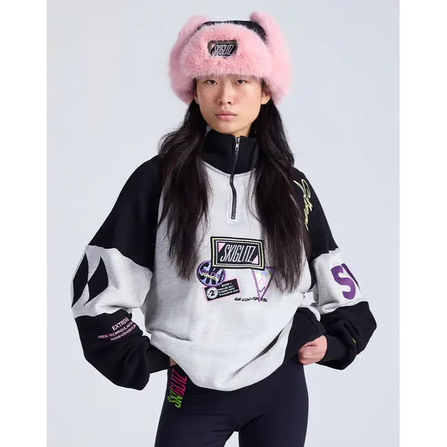 Skiglitz Bomber Aviator Hat Black