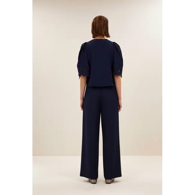 audrey blouse evening blue