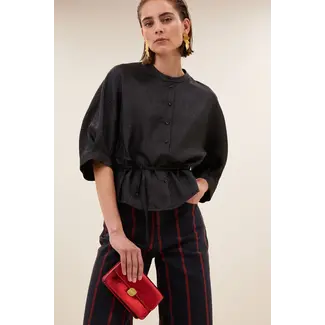 BY-BAR christi bubble blouse black