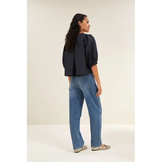 Begum mid denim pants denim