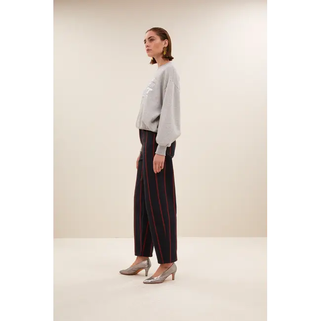 bibi nights melee sweater grey melee