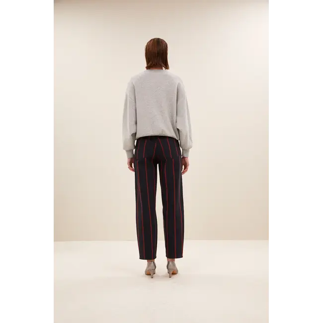 bibi nights melee sweater grey melee