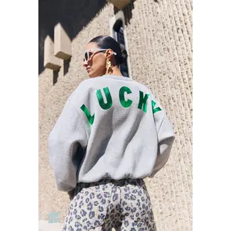 BY-BAR bibi lucky curve sweater grey melee