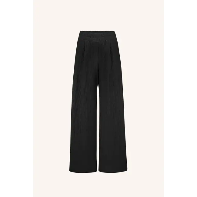 benji structure stripe pants jet black