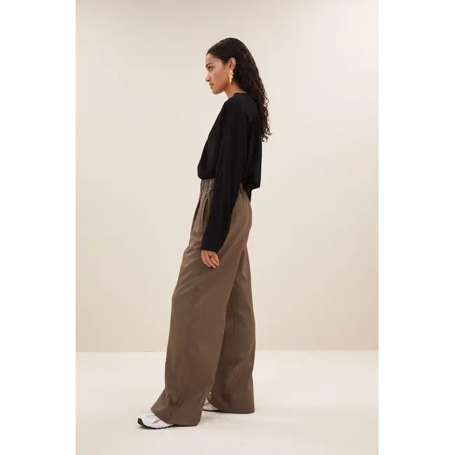 benji melange pants biscuit melee