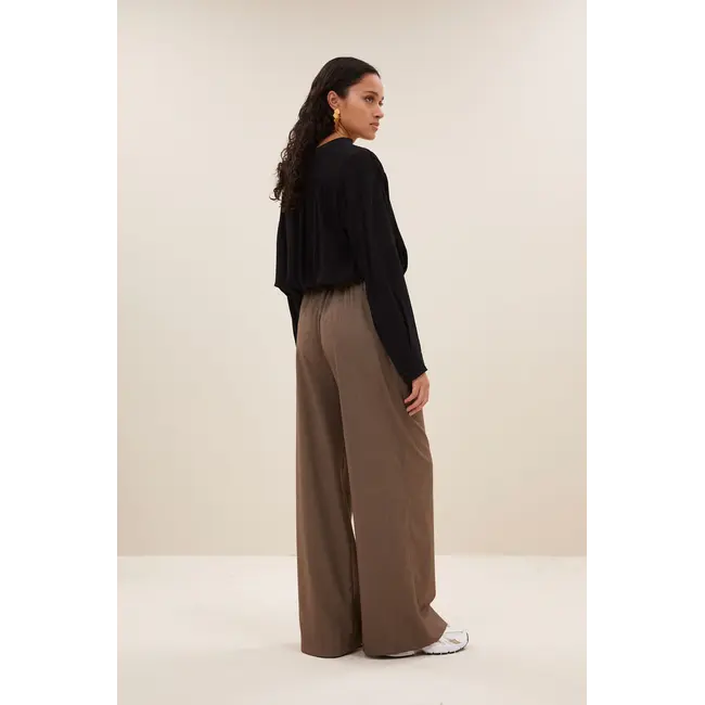 benji melange pants biscuit melee