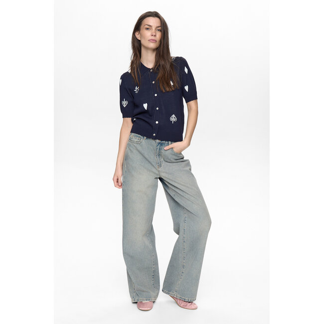 NUMALITTA CARDIGAN Dark Sapphire