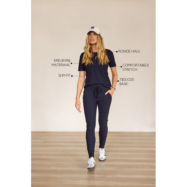 TRAVEL TEE - DARK BLUE