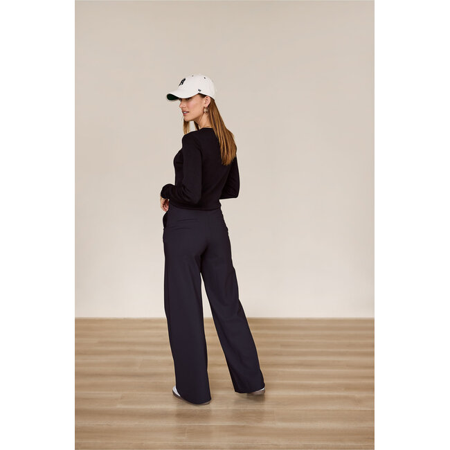 LEXIE BONDED TROUSER - BLACK