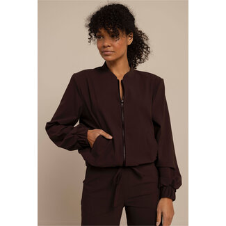 Studio Anneloes Benja bomber jacket Espresso