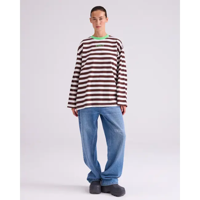 Janita Wide Skate Longsleeve Brown