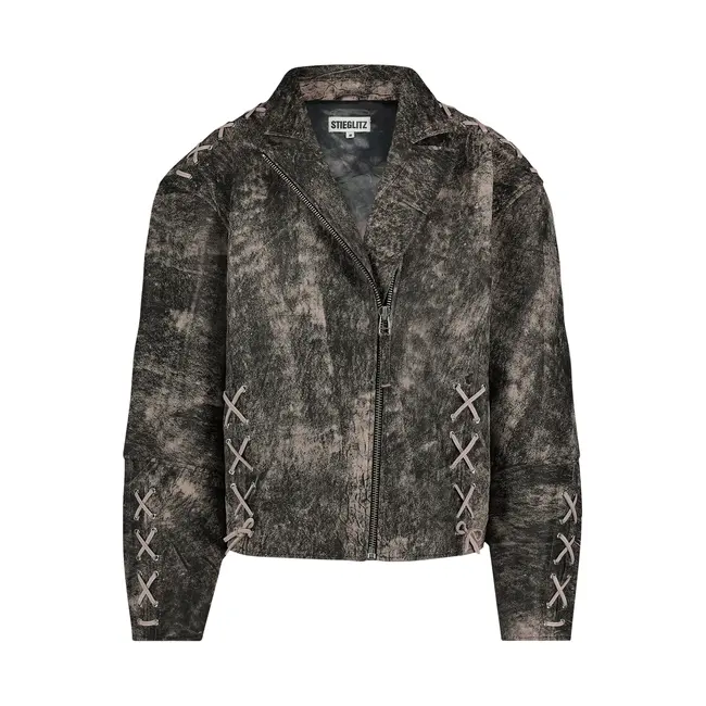 Gigi Leather Jacket Black