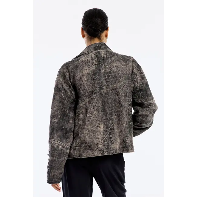 Gigi Leather Jacket Black