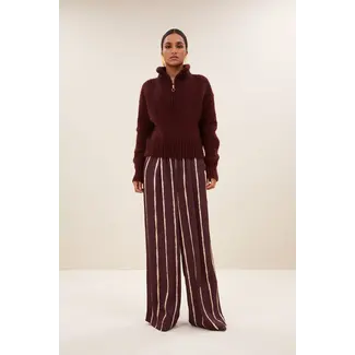 BY-BAR boxy beau pullover wine