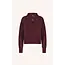 boxy beau pullover wine