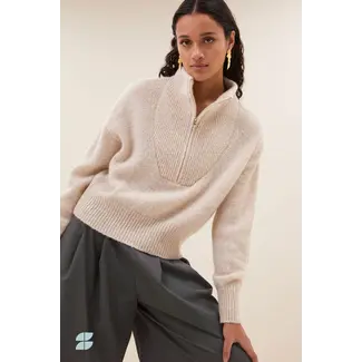 BY-BAR boxy beau pullover chalk