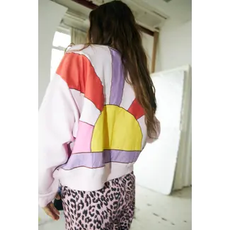 Lollys Laundry SydneyLL Sunset Sweatshirt LS Light Pink