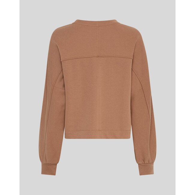 MSCHBriena Slit Sweatshirt TOASTED COCONUT