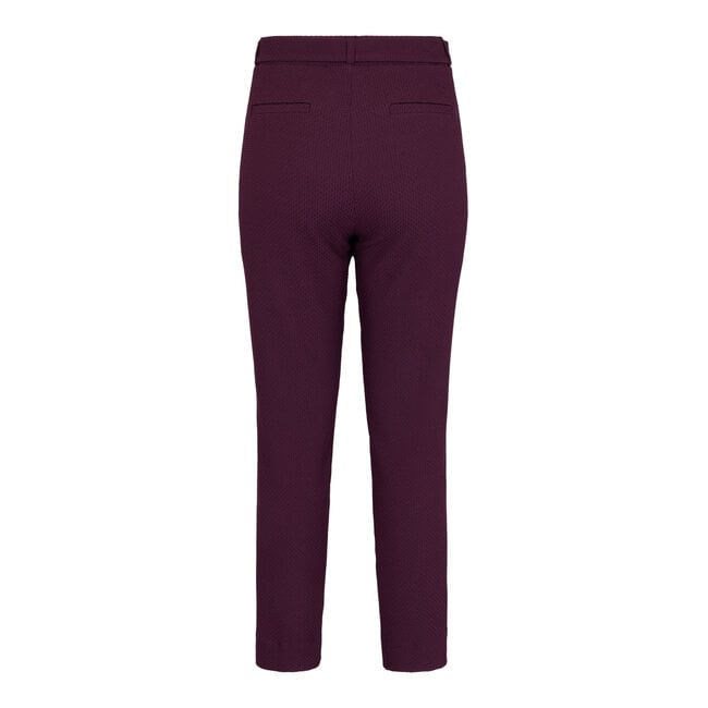 Zarja waffle trousers blackberry