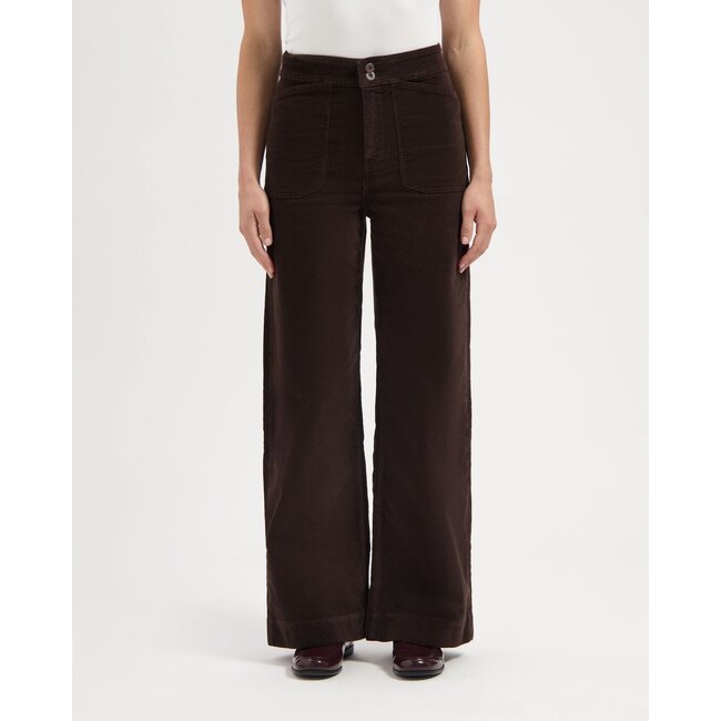 Farrah Worker Corduroy Deep Brown