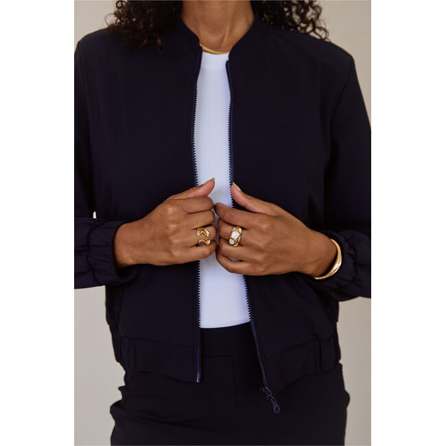 Benja bomber jacket dark blue