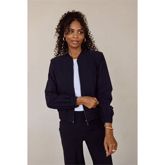 Studio Anneloes Benja bomber jacket dark blue