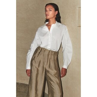 BY-BAR penny poplin blouse white