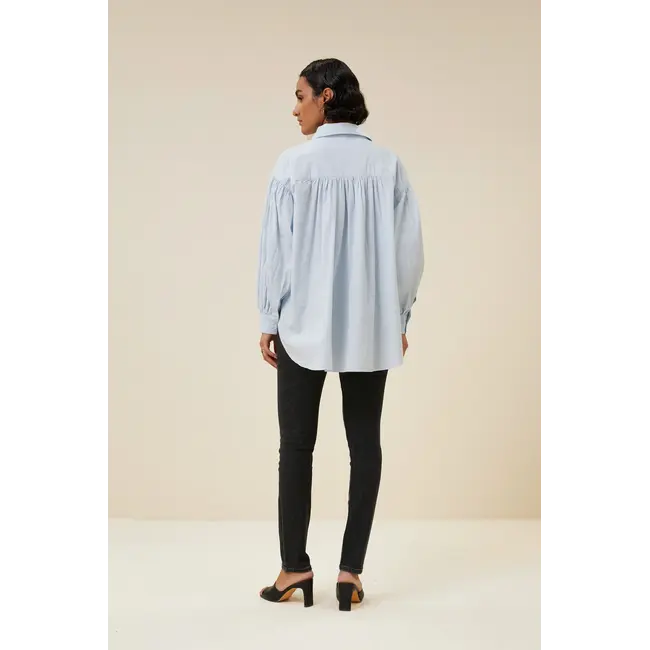 Sarah chambray blouse Light Blue
