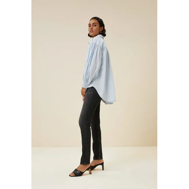 Sarah chambray blouse Light Blue