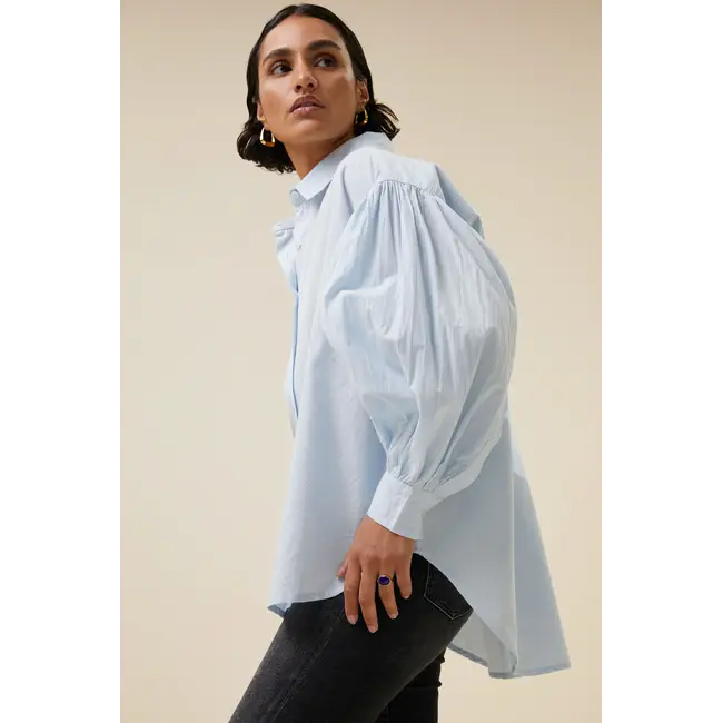Sarah chambray blouse Light Blue