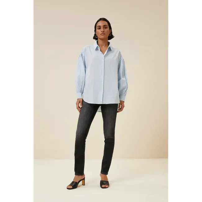 Sarah chambray blouse Light Blue
